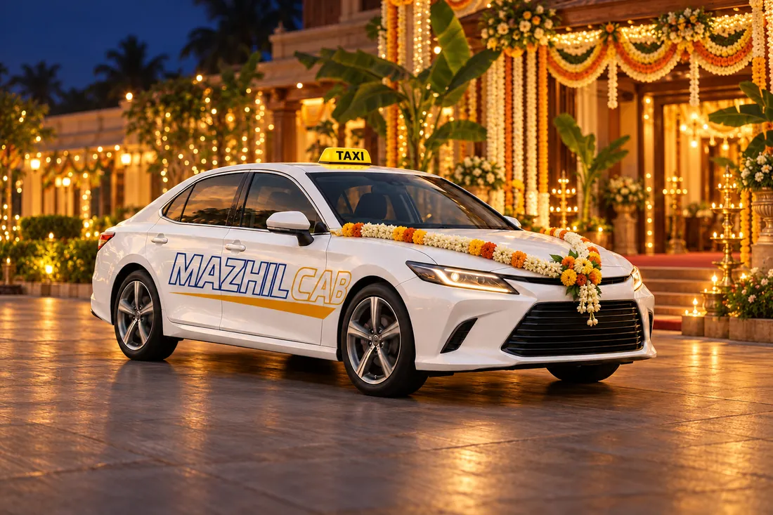 Mazhil Cabs cars for weddings & events